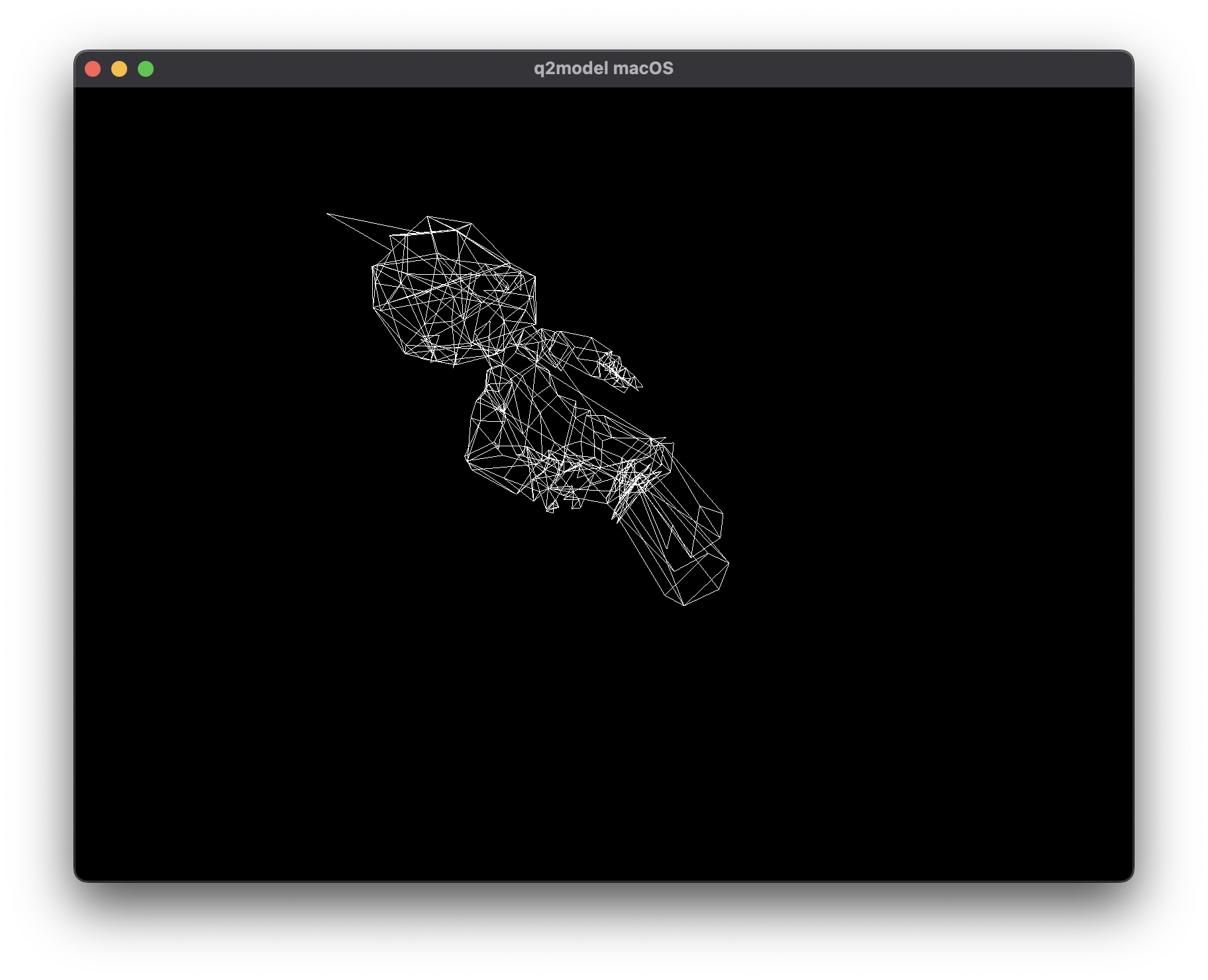 Astroboy rendered in wireframe