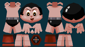 Astroboy Texture in PNG format